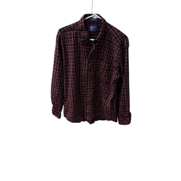 Pendleton Mens wool Red and Black Casual Button Down Shirt - Picture 1 of 11